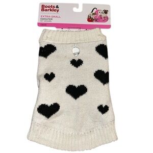 Boots & Barkley pet apparel, extra small sweater